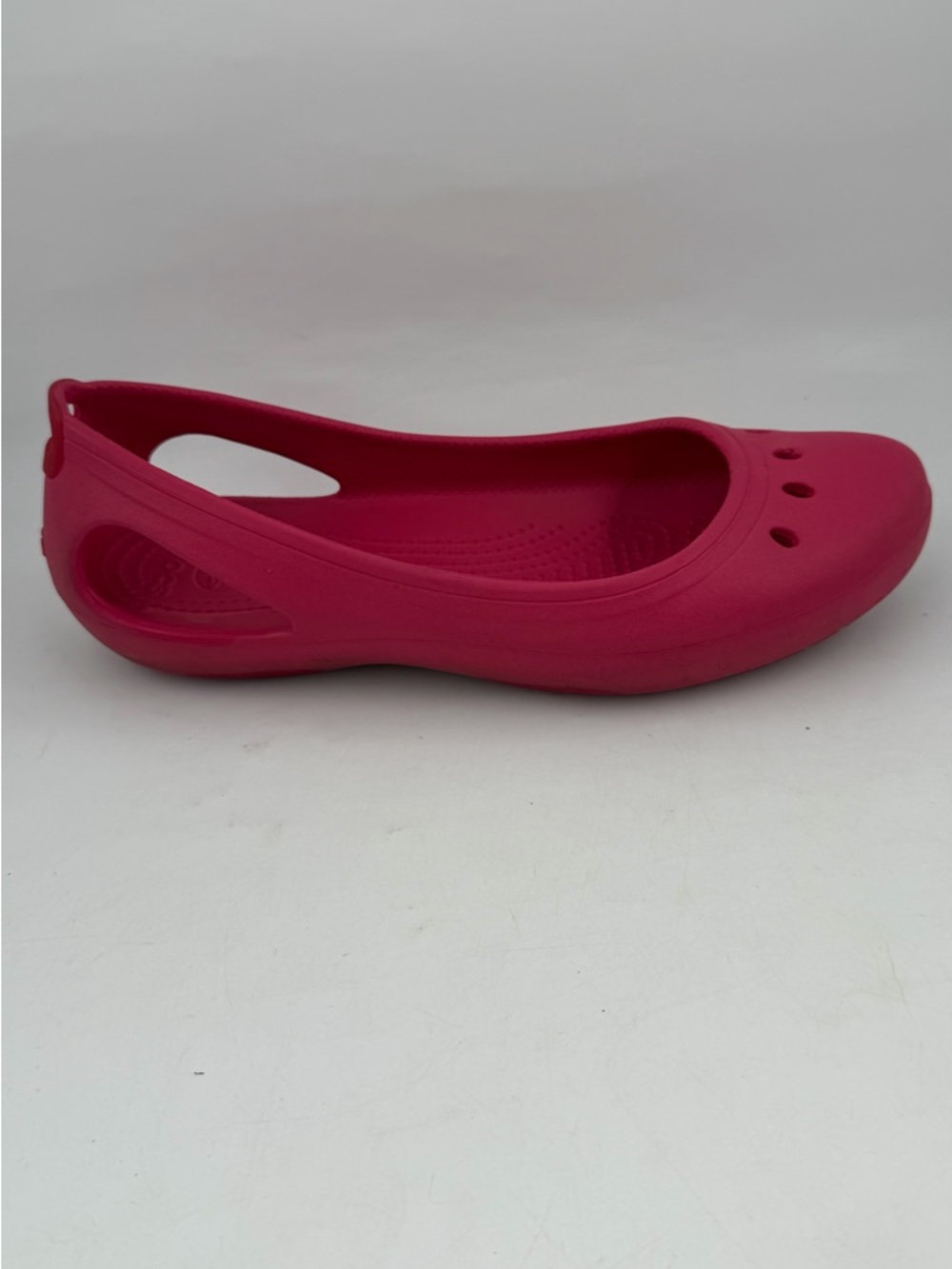 Crocs Women’s Kadee -SZ 10- Hot Pink Slip-On Ballet Flats Shoes